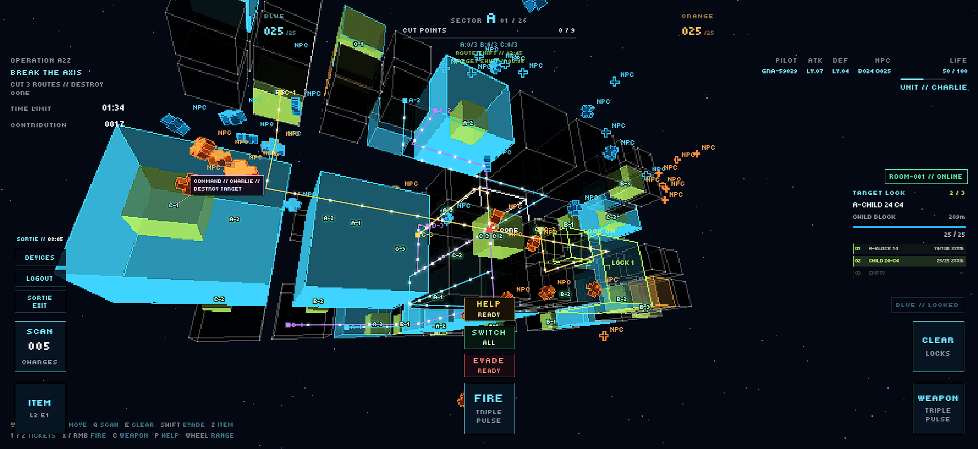 A2Z persistent world front gameplay