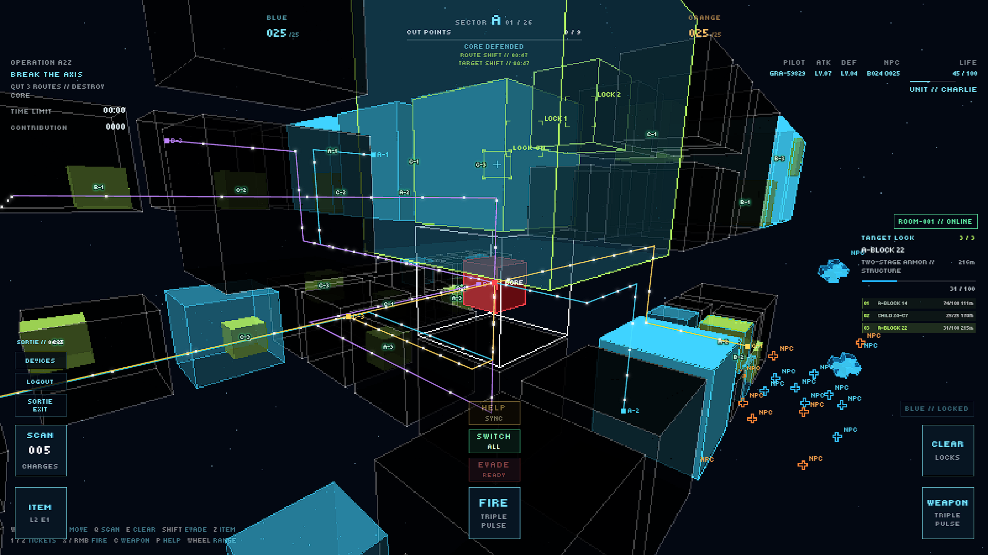 A2Z tactical world front gameplay screen